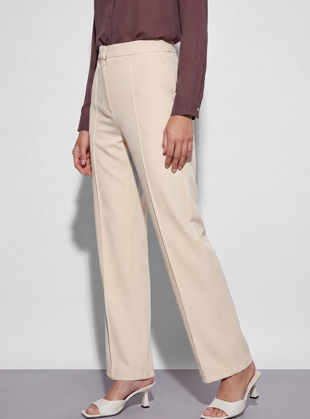 CODE CLASSIC Knit Flat Front Trousers - Image 6